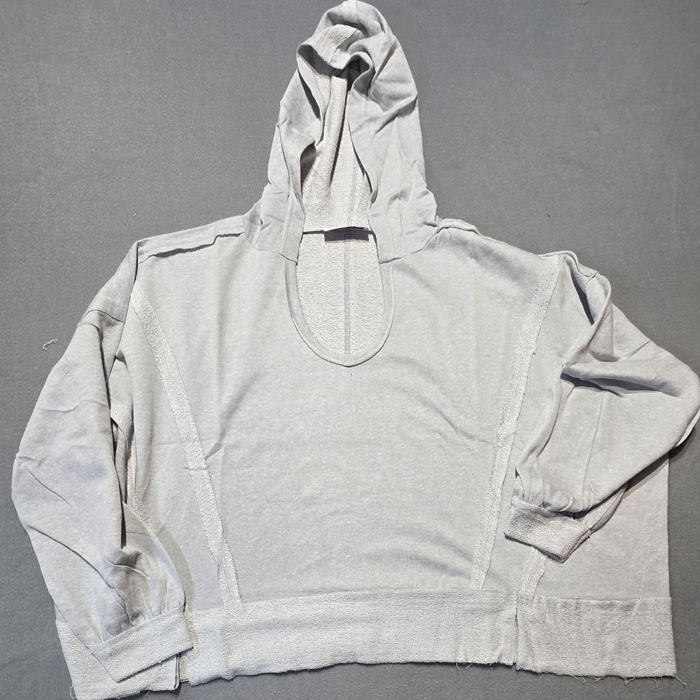 Zenana Outfitters New In Poly Tan Hoodie Sweatshirt Size L/XL PTP 33 - Picture 3 of 6